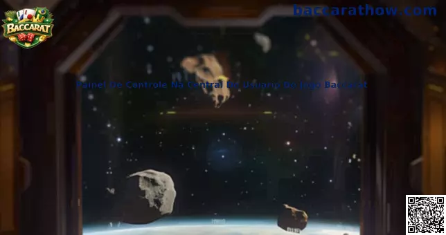 Painel De Controle Na Central Do Usuário Do Jogo Baccarat