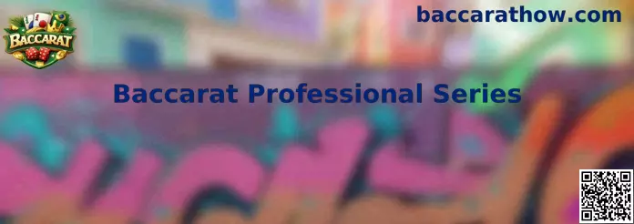Mesa virtual representando o Baccarat Professional Series
