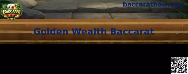 Mesa de Golden Wealth Baccarat com recursos de multiplicadores dourados