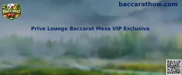 Prive Lounge Baccarat Mesa VIP Exclusiva