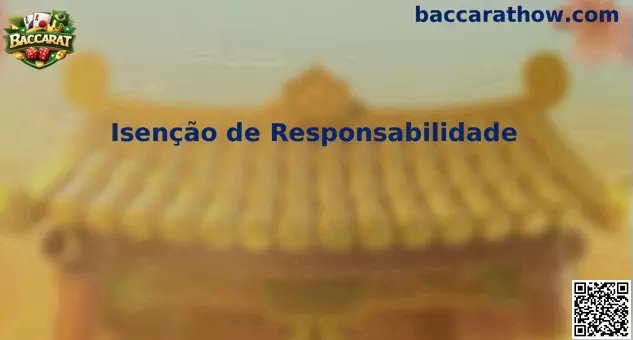 Isenção de responsabilidade Baccarat
